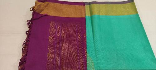 SOFT SILK SAREE WITH BLOUSE